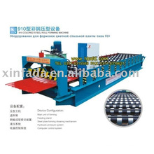 910 Color Tile Roll Forming Machine